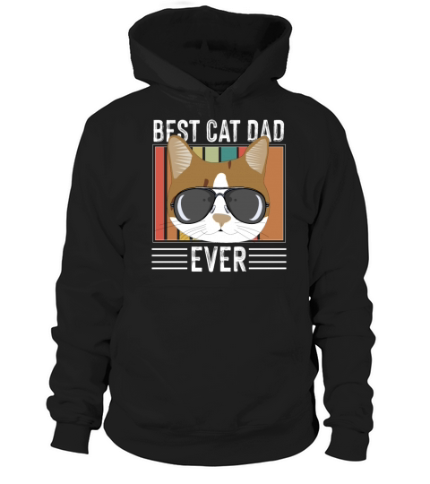 Vintage Best Cat Dad Ever Bump tee T Shirt Hoodie Unisex