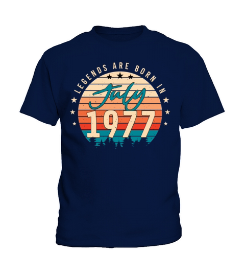 1977 July Vintage Kids T-Shirt