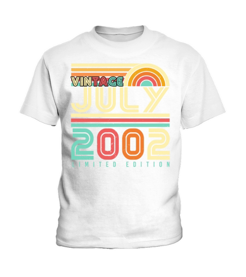 20th Year In July 2002 Kids T-Shirt