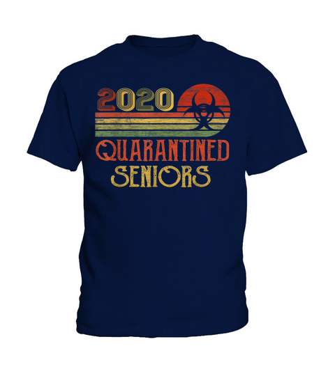 Class Of 2020 Senior Quarantine Funny Graduation Vintage T-Shirt Kids T-Shirt