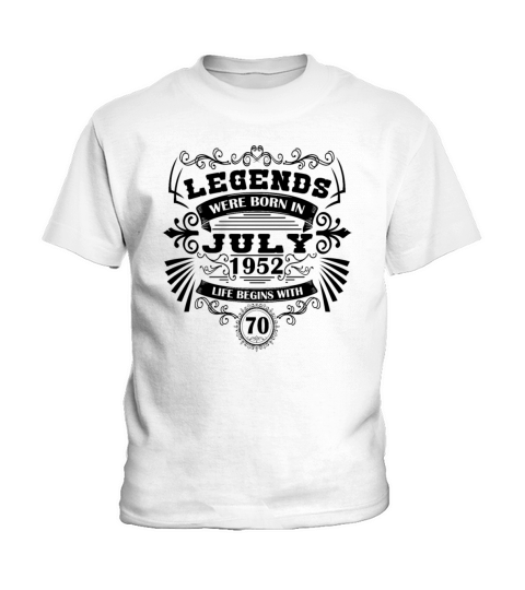 Funny Sayings for 50th Birthday July 1952 Vintage Kids T-Shirt