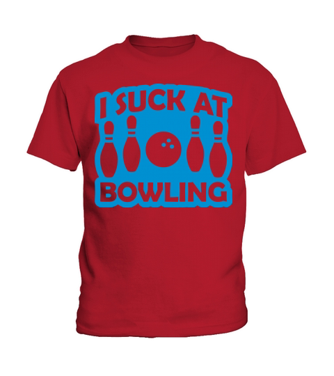 I suck at bowling Kids T-Shirt