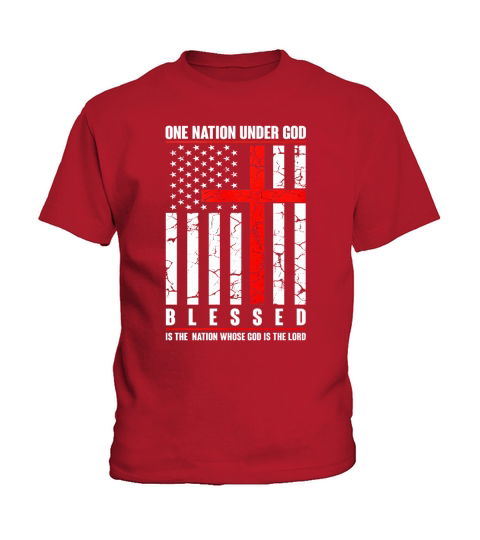 One Nation Under God Kids T-Shirt