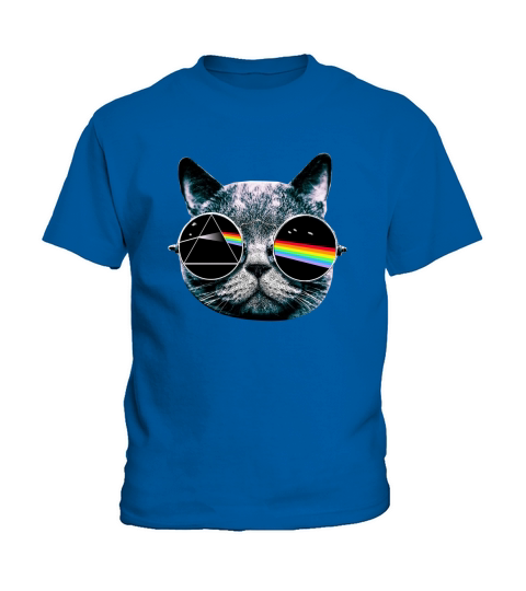 Pink Floyd Dark Side Of The Cat Mens T-Shirt Kids T-Shirt
