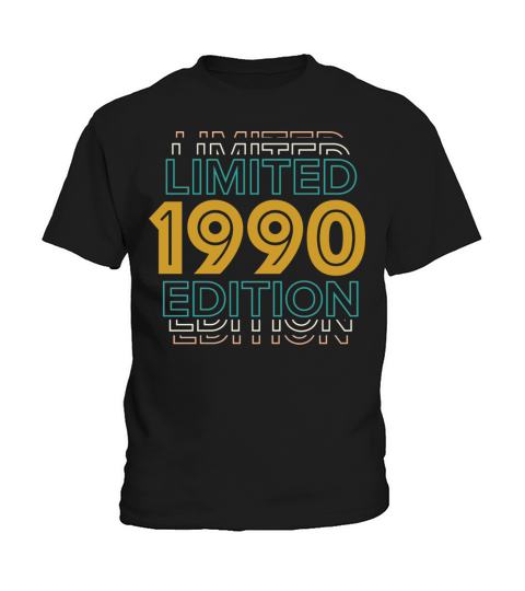 Retro Vintage Limited Edition 1990 Kids T-Shirt