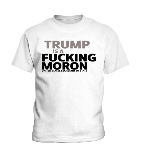 TRUMP IS A FG MORON T Kids T-Shirt