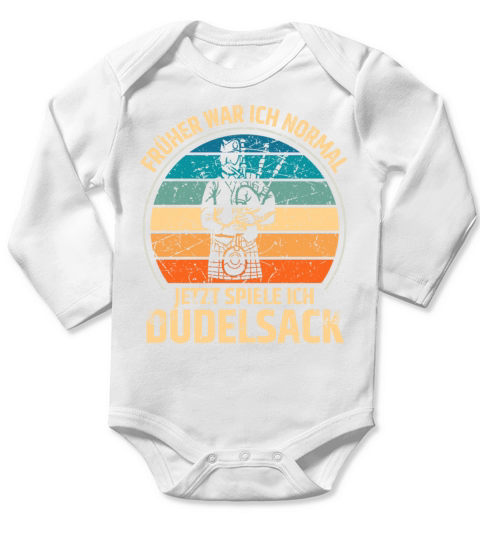 Bagpipe Bagpiper Gift Long Sleeve Baby One-Piece
