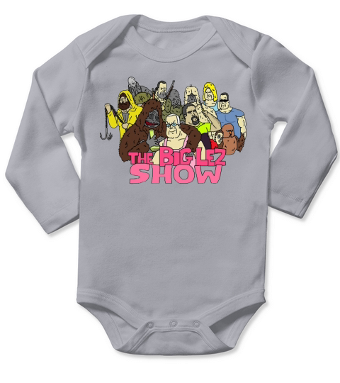 Big Lez Show Cast T-Shirt Long Sleeve Baby One-Piece