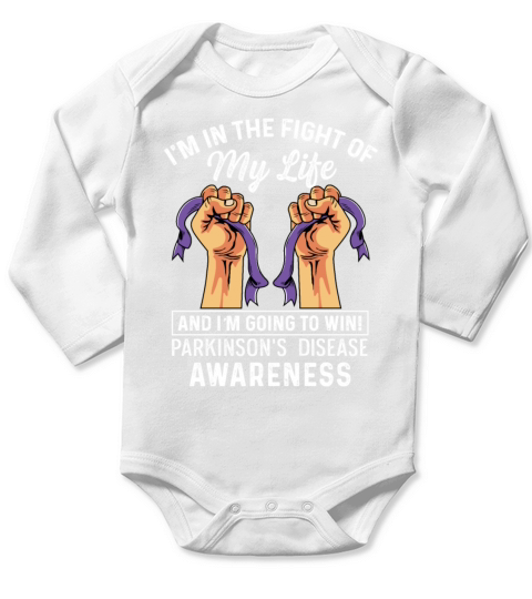 Fight of Life Optimistic Person Gift Long Sleeve Baby One-Piece
