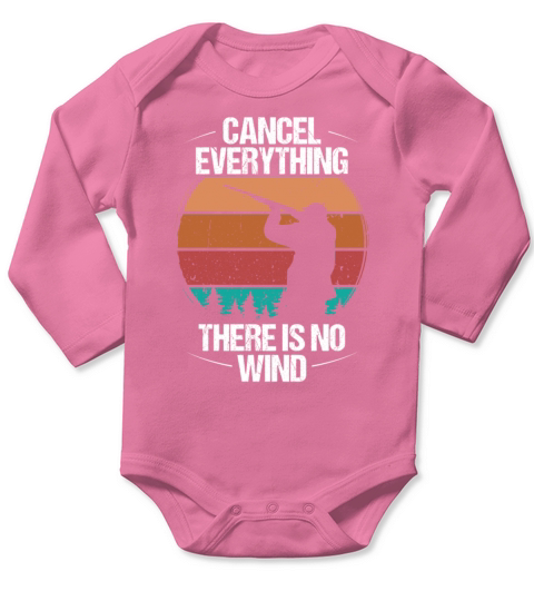 Funny Hunter Vintage There is no Wind Wild Boar Long Sleeve Baby One-Piece