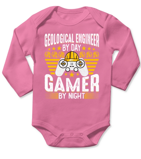 Geological Engineer Funny Geological Engineering Long Sleeve Baby One-Piece