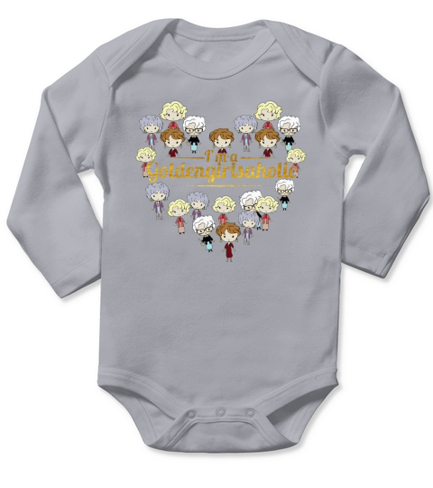 Heart Im a Golden Girl aholic Long Sleeve Baby One-Piece