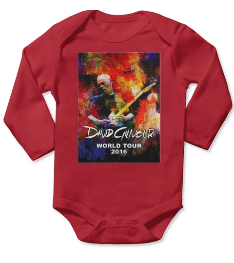 Hemd David Gilmour WELTREISE 2016 GAL07 Long Sleeve Baby One-Piece