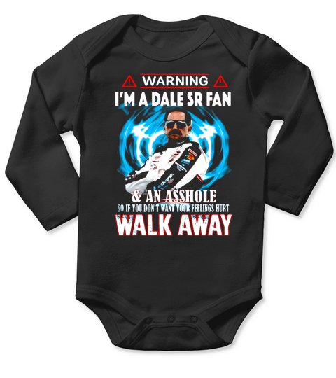 Im Dale Sr Fan V2 Long Sleeve Baby One-Piece