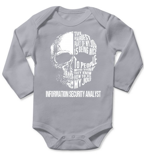INFORMATION SECURITY ANALYST Long Sleeve Baby One-Piece