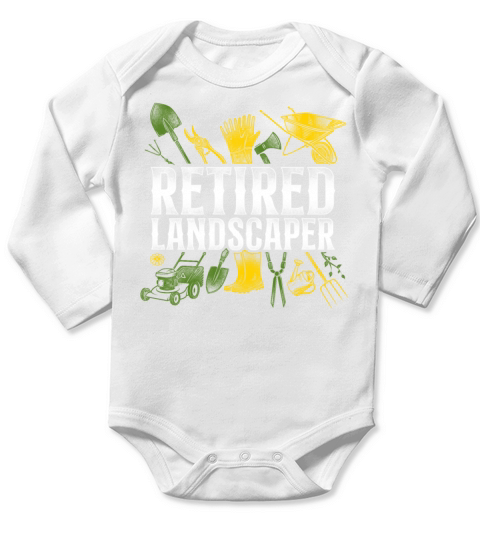 Landscaper Landscaping Landscape Long Sleeve Baby One-Piece