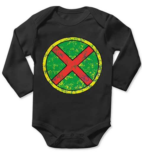 Martian Manhunter  Logo Long Sleeve Baby One-Piece