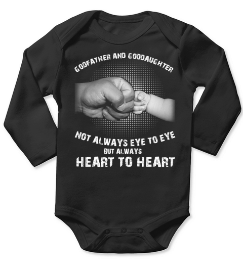 Padrino y ahijada siempre de corazón a corazón. Long Sleeve Baby One-Piece