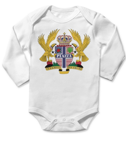 Piazza Family Crest For American People - Piazza Family T-Shirt, Hoodie, Sweatshirt Long Sleeve Baby One-Piece