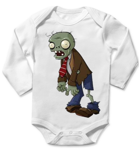 plants vs zombie Long Sleeve Baby One-Piece