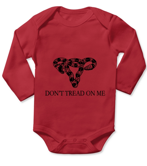 Rattlesnake Uterus Don’t tread on me shirt Long Sleeve Baby One-Piece