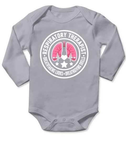 Respiratory Therapist Breathtaking Looks Long Sleeve Baby One-Piece