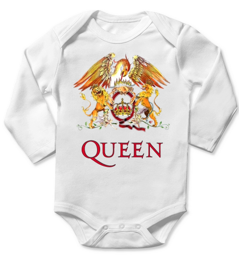 Rock Band Freddie Mercury Brian May - Baby Onesie Long Sleeve Baby One-Piece