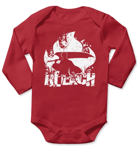 Shinigami logo symbol, Kurosaki Ichigo, Bleach Long Sleeve Baby One-Piece