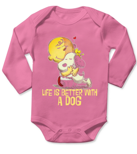 Snoopy Long Sleeve Baby One-Piece