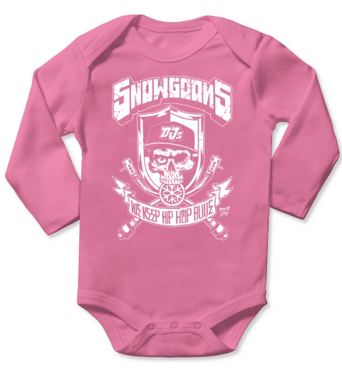 Snowgoons hiphop skull Tshirt Snowgoons hiphop hoodie Long Sleeve Baby One-Piece
