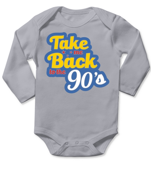 Take Me Back To The 90S by CC Designs 02 Long Sleeve Baby One-Piece