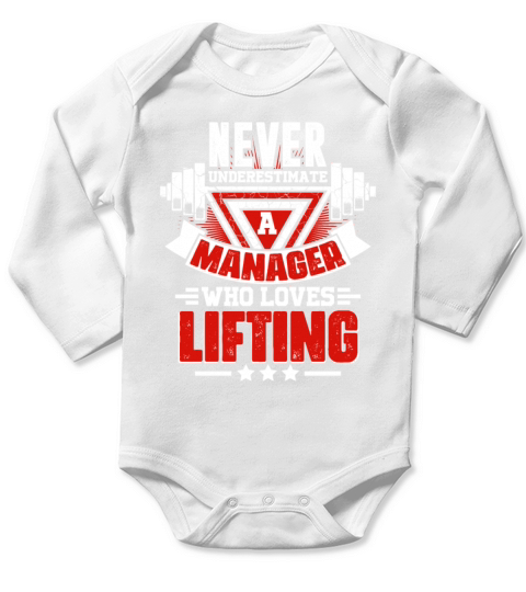 ver Underestimate Manager Funny Gym Workout Fitnes Long Sleeve Baby One-Piece