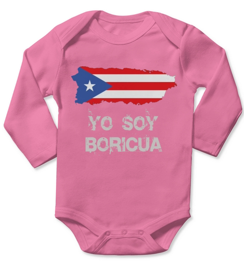 YO SOY BORICUA Long Sleeve Baby One-Piece