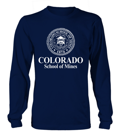 Colorado School of Mines. Long sleeved Unisex