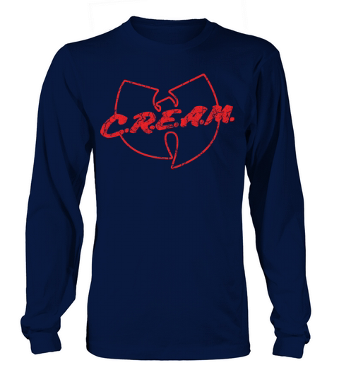 cream wutang red Long sleeved Unisex