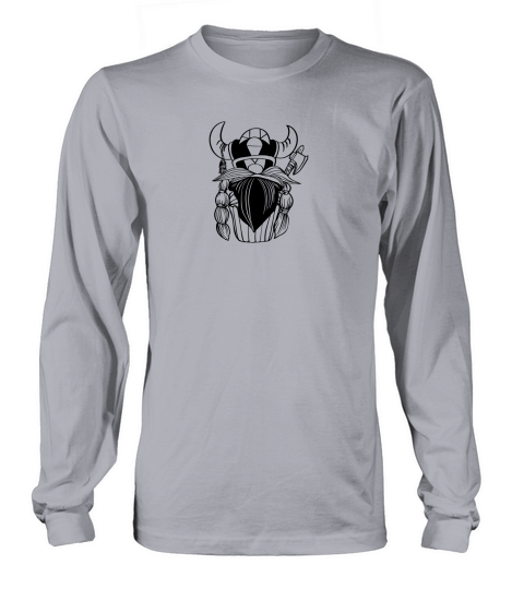 Halloween cupcake Gnome Viking Long sleeved Unisex