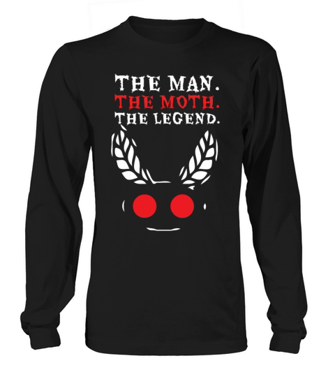 Mothman Moth Man Legend Cryptid Halloween Long sleeved Unisex