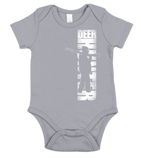 Buck Deer Hunting Hunter Vintage Short Sleeve Baby One-Piece