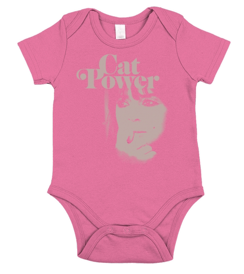 Cat Power Tshirt Short Sleeve Baby One-Piece
