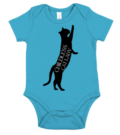 Childless Cat Lady Short Sleeve Baby One-Piece