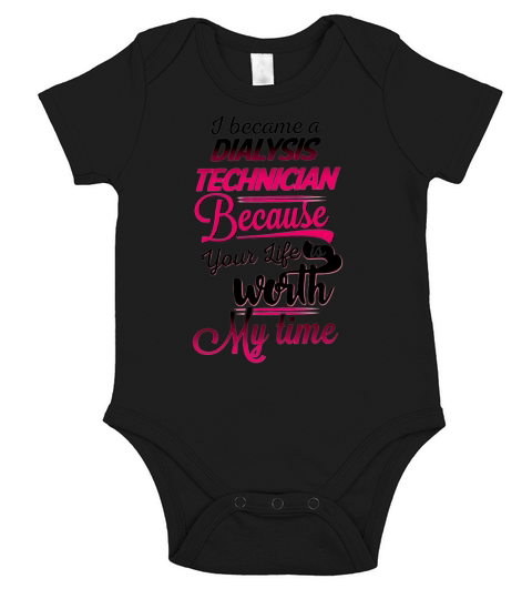 Dialysis Technician Short Sleeve Baby One-Piece