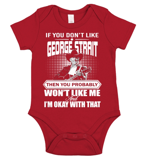 George Strait Short Sleeve Baby One-Piece