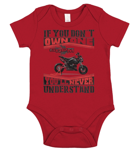 GROM 125 MOTORCYCLE LOVER Short Sleeve Baby One-Piece