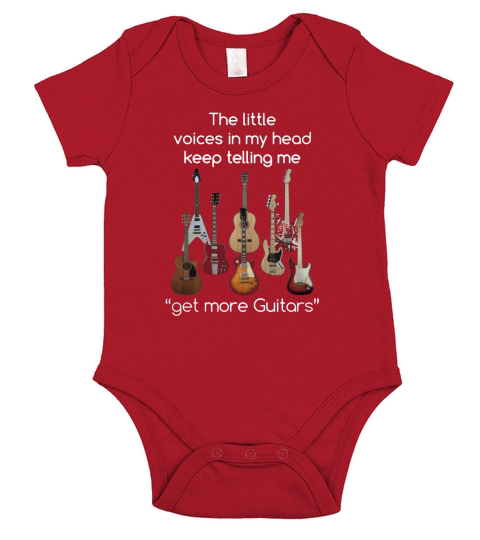 Guitar ShirtGet More Guitars Shirt Short Sleeve Baby One-Piece