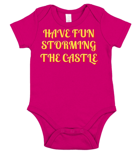 Have Fun Storming The Castle Short Sleeve Baby One-Piece