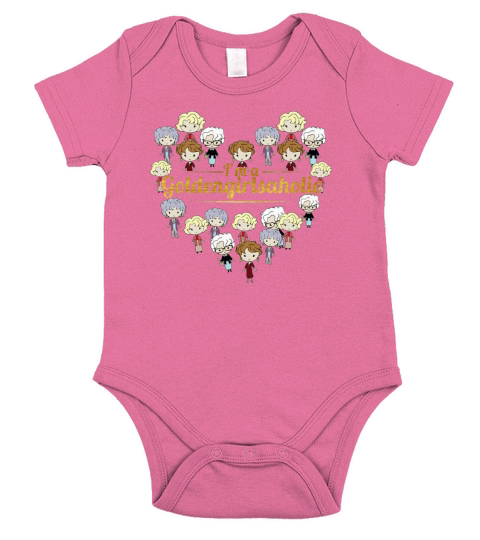 Heart Im a Golden Girl aholic Short Sleeve Baby One-Piece