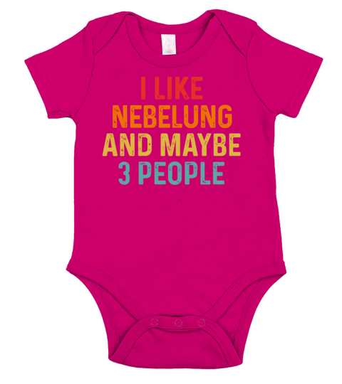 I Like Nebelung And Maybe 3 People Retro Vintage Short Sleeve Baby One-Piece