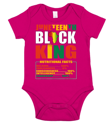 Juneteenth Celebrate Black Freedom 1865 June 19th Short Sleeve Baby One-Piece
