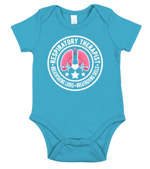 Respiratory Therapist Breathtaking Looks Short Sleeve Baby One-Piece
