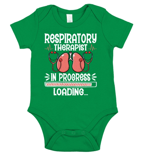 Respiratory Therapist In Progress - Future RT RRT Short Sleeve Baby One-Piece
